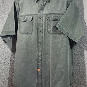 RedHead Washed Sage Green Short-Sleeve Button-Down Shirt